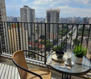 Campo Belo Apartamento | Studio with a wonderful view!