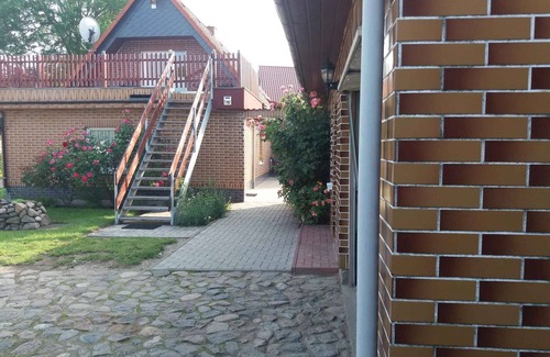 Usedom Apartamento | Apartamento vacacional con barbacoa en el jardín