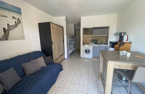 Le Port Apartamento | Estudio con Terraza y Aparcamiento en Canet-en-Roussillon