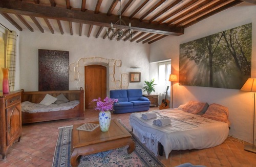 Douchapt Casa | Studio with private garden and terrace and swimming pool