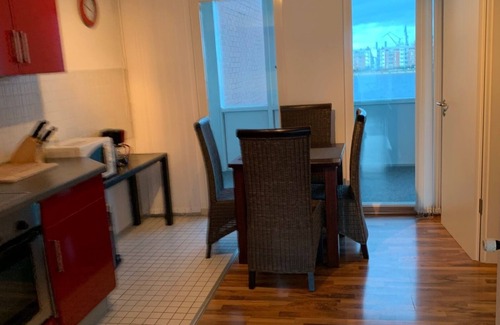 Innenhafen Apartamento | Studio with sea view and large loggia - direct access to the North Sea