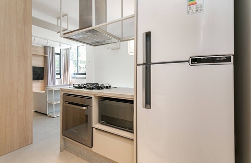 Centro Apartamento | Estudio con Lavadora, Sala y Cocina
