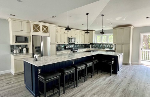 Sylvan Beach Casa | Stunning 3-Story Lakehouse in Sylvan Beach, Sleeps 10, WiFi & Walk to the Beach!
