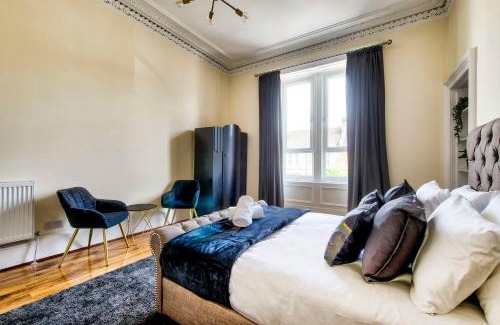 Pollokshields Apartamento | Stunning 5 bedroom apt, close to city centre, SEC, Hydro and motorway
