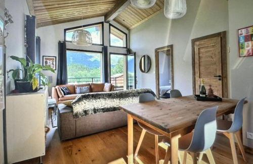 La Cote-d'Arbroz Apartamento | Stunning apartment- mountain views near Morzine