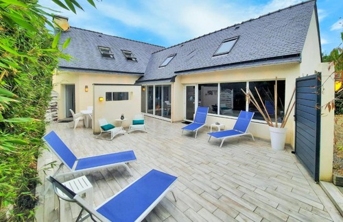 Kerherou Casa | Stunning Apartment In Moelan Sur Mer With Sauna, Wifi And Outdoor Swimming Pool