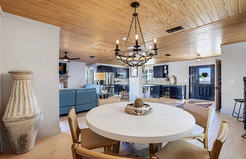 Silver Sands Casa | Stunning Beach House 1/2 block from Beach, Huge Heated Private Pool and Firepit