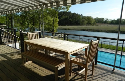 North Shores Casa | Stunning Canal-Front Home in North Shores with Private Pool & Elevator!