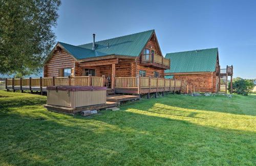 Driggs Casa | Stunning Driggs Retreat with Private Hot Tub and Pond!