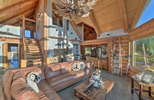 Driggs Casa | Stunning Driggs Retreat with Private Hot Tub and Pond!