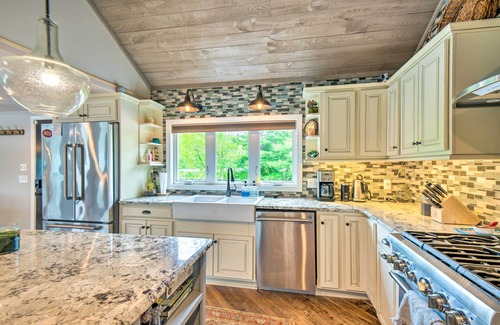 Enfield Casa | Stunning Enfield Home w/ Deck & Boat Dock!