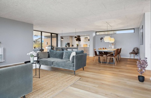 Hvidbjerg Strand Casa | Impresionante casa en Børkop con sauna