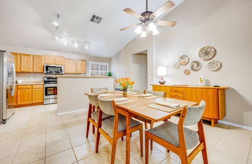 Suncliff Casa | Stunning home with pool, patio, grill, central AC & washer/dryer