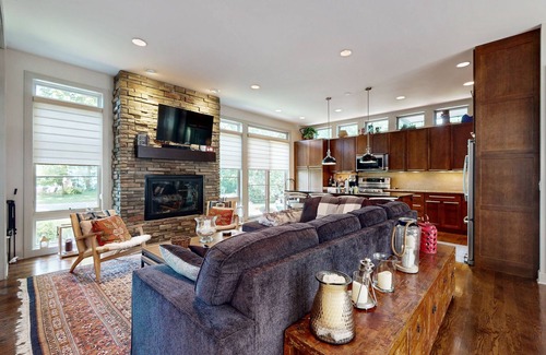 Lake Michigan Beach Casa | Stunning Lake Michigan Retreat w/ Pool, Hot tub, Grills, Fire pit, on the Beach