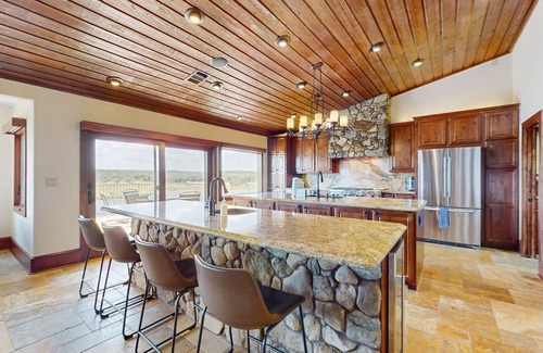 Spicewood Casa | Stunning lakefront home with balcony, AC, W/D, & incredible views