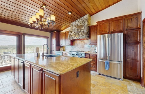 Spicewood Casa | Stunning lakefront home with balcony, AC, W/D, & incredible views