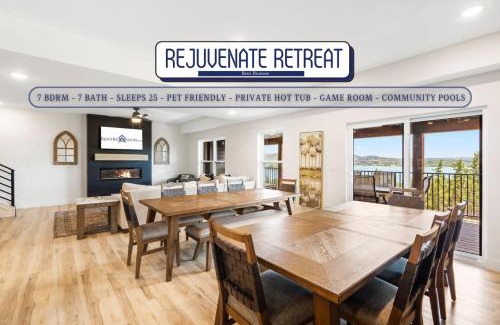 Hollister Casa | Stunning Lakeviews, Private Hot tub, Free SDC Tickets, Foosball, Arcade, Air Hockey!