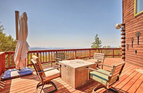 Phoenix Lake-Cedar Ridge Chalet De Esquí | Stunning Log Cabin with Great Views, Firepit, Deck near Twain Hart