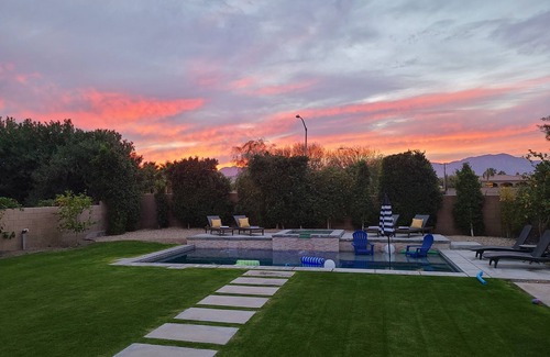 Bermuda Dunes Casa | Stunning Oasis w/ Resort Style Pool, Patio & Game Room