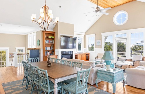 Bald Head Island Casa | Stunning Ocean and Sunset Views Steps to South Beach Hot Tub and Pet Friendly