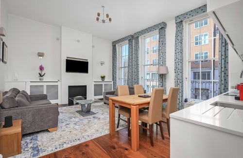 St. Pancras Apartamento | Majestuoso apartamento de una habitación con balcón