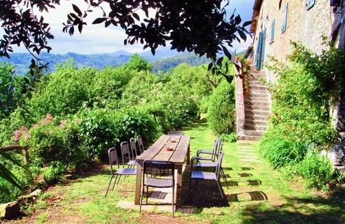 Bagni di Lucca Villa | Stunning Panoramic Secluded Family Farmhouse Villa, Fenced Pool, Fast WIFI