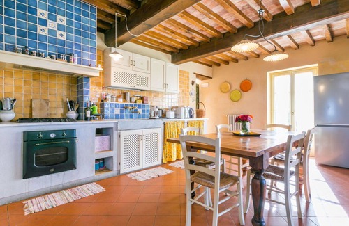 Santa Luce Villa | Casa de vacaciones privada con piscina privada, TV, terraza, vista panorámica, aparcamiento