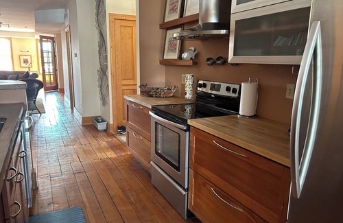 Wabasha Condominio | Stunning river view loft in Wabasha near Eagle Center