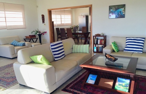 Sant Lluis Villa | Hermosas vistas al mar, piscina privada, jardín, barbacoa, WiFi gratuito, satélite y aire acondicionado