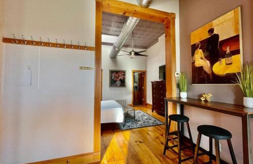 Cedar Falls Apartamento | Stunning Studio Overlooking Main Street Parkade!