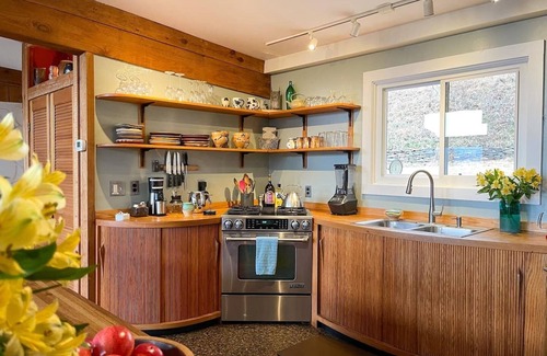 Bakersville Cabina | Stunning Views, 2 King Suite, Fast WiFi, Art, & Herb Garden