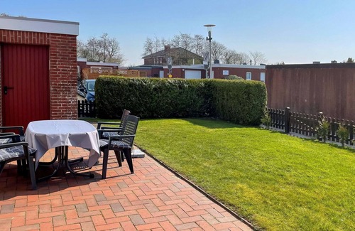 Norddeich Casa | Preciosa casa de vacaciones para 4 personas con WIFI, TV, terraza y aparcamiento