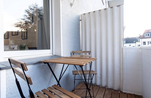 Wuppertal Apartamento | Stylisches Apartment mit Balkon