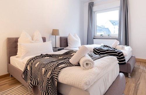 Wuppertal Apartamento | Stylisches Apartment mit Balkon