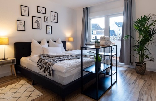 Wuppertal Apartamento | Stylisches Apartment mit Balkon