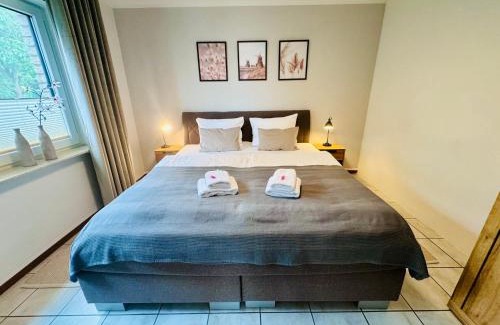 Lubbecke Apartamento | Stylisches modernes Apartment, Sauna und Wellness Top Lage
