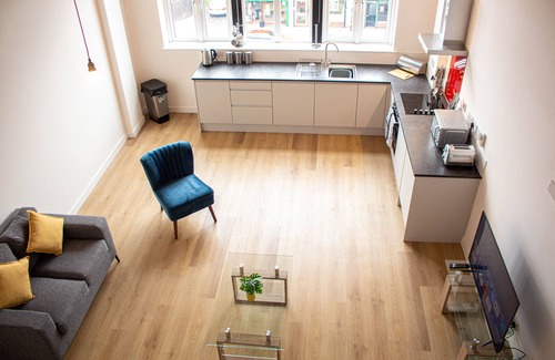 West Bromwich Apartamento | Stylish 1 Bed Duplex APT- West Bromwich