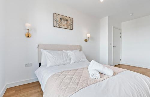 Royal Docks Apartamento | Stylish 1 BR Gym Near Excel & London City Airport