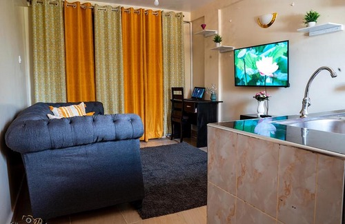 Kisumu Apartamento | STYLISH 1BR APARTMENT IN KISUMU: FAST WI-FI, NETFLIX, SECURE PARKING