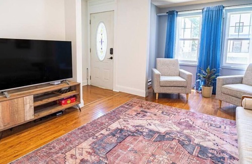 Orange Casa | Stylish 3 BR Home Near NYC Transit & Large Patio!