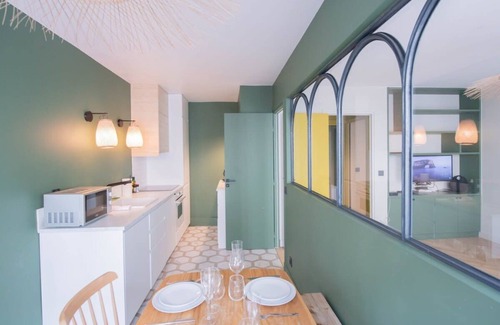 Quartier de l'Ecole-Militaire Apartamento | Stylish 3BD for 10 guests next to Invalides!