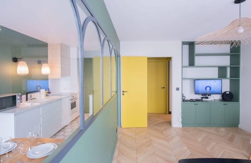 Quartier de l'Ecole-Militaire Apartamento | Stylish 3BD for 10 guests next to Invalides!