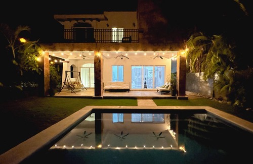 Playacar Villa | Stylish 4BR Villa Curated Art Private Pool Paradise