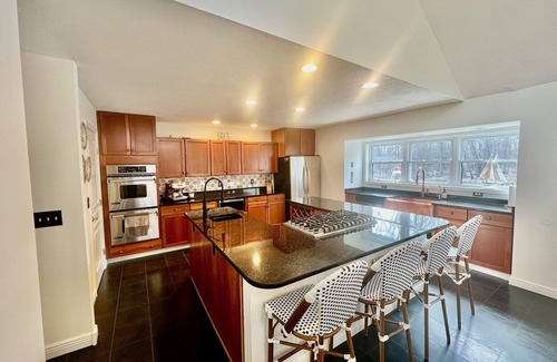 Shaftsburg Casa | STYLISH COUNTRY RETREAT W/ PRIVATE HEATED POOL ON 10 ACRES.