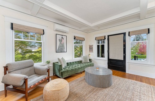 Columbia City Casa | Stylish craftsman in a gorgeous garden setting, steps to downtown Columbia City