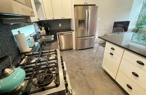 Govalle Casa | Stylish East Austin Resort-style property: 5/3 main house with a 2/2 guest house