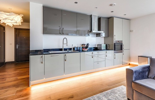 Newborough Apartamento | Stylish flat in Peterborough in brilliant location
