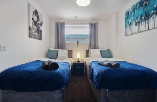 Leeds Apartamento | Stylish Leeds City Centre 2BR - Free Parking - 2 Mins to First Direct Arena