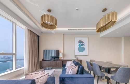 Al Sufouh 2 Apartamento | Stylish , Ocean and Palm View 2BR , Infinity Pool
