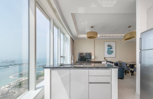 Al Sufouh 2 Apartamento | Stylish , Ocean and Palm View 2BR , Infinity Pool